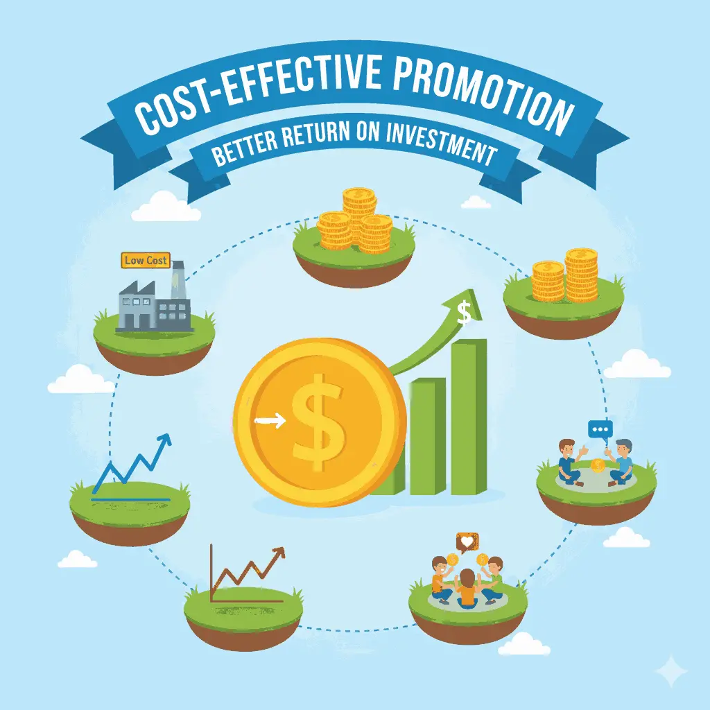 Cost-Effective Promotion and Better Return on Investment